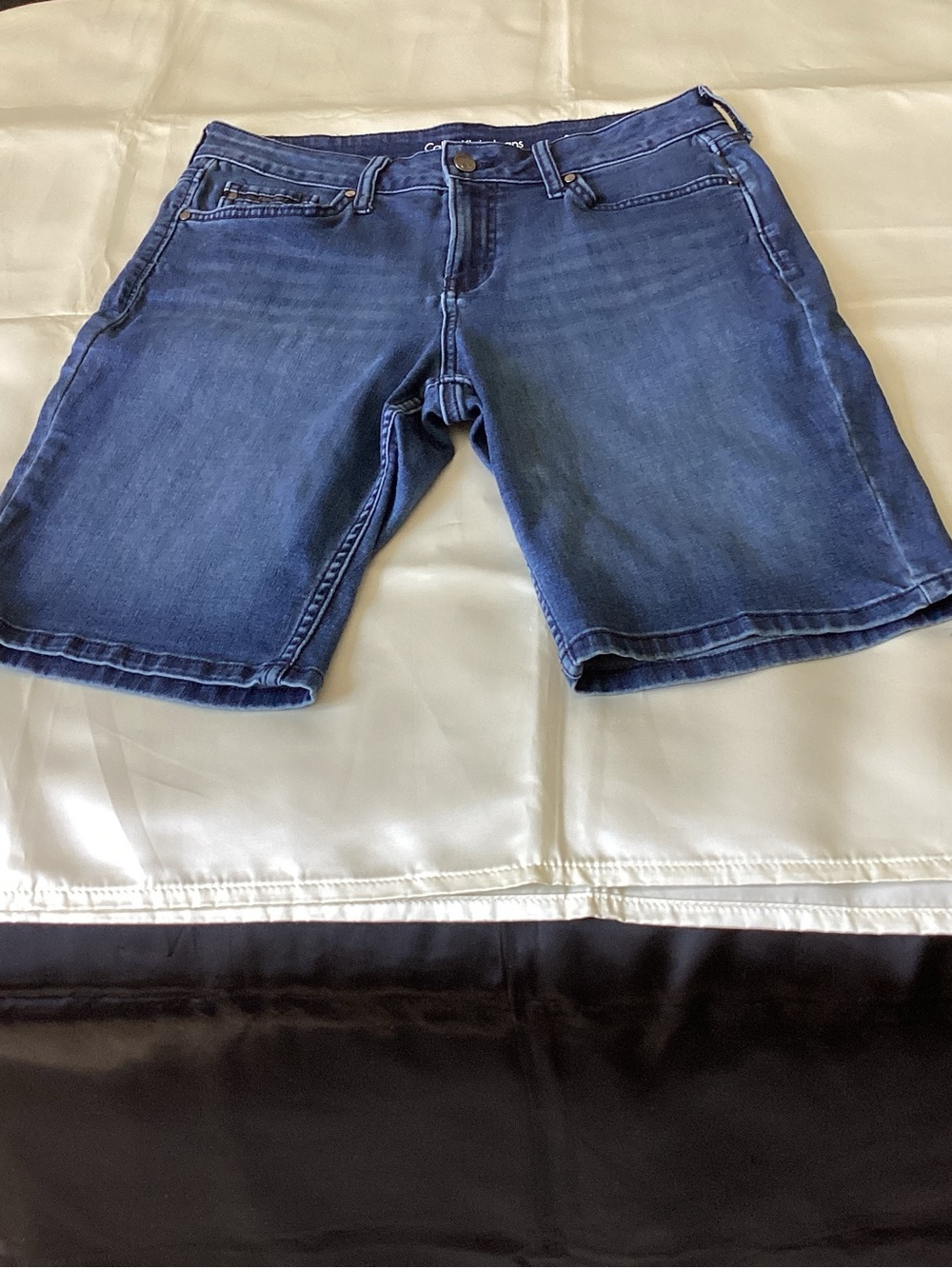Calvin Klein‎ blue denim city shorts